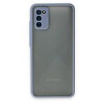 evimdeyokyok Evimdeyokyok Samsung Galaxy A02s Kılıf Montreal Silikon Kapak - Gri Sarı