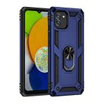 evimdeyokyok Evimdeyokyok Samsung Galaxy A03 Kılıf Sofya Yüzüklü Silikon Kapak - Lacivert