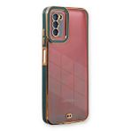 evimdeyokyok Evimdeyokyok Samsung Galaxy A03s Kılıf Liva Lens Silikon - Yeşil