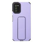 evimdeyokyok Evimdeyokyok Samsung Galaxy A03s Kılıf Mega Standlı Silikon - Lila