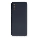 evimdeyokyok Evimdeyokyok Samsung Galaxy A03s Kılıf Nano İçi Kadife Silikon - Lacivert