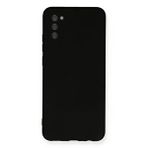 evimdeyokyok Evimdeyokyok Samsung Galaxy A03s Kılıf Nano İçi Kadife Silikon - Siyah