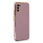 evimdeyokyok Evimdeyokyok Samsung Galaxy A03s Kılıf Volet Silikon - Mor