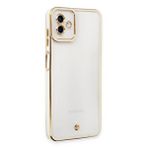 evimdeyokyok Evimdeyokyok Samsung Galaxy A04 Kılıf Liva Lens Silikon - Beyaz