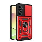 evimdeyokyok Evimdeyokyok Samsung Galaxy A05s Kılıf Pars Lens Yüzüklü Silikon - Kırmızı