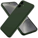 evimdeyokyok Evimdeyokyok Samsung Galaxy A06 Kılıf First Silikon - Koyu Yeşil