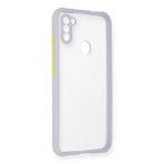 evimdeyokyok Evimdeyokyok Samsung Galaxy A11 Kılıf Miami Şeffaf Silikon - Lila