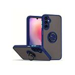 evimdeyokyok Evimdeyokyok Samsung Galaxy A16 5g Kılıf Montreal Yüzüklü Silikon Kapak - Lacivert