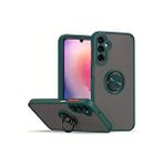 evimdeyokyok Evimdeyokyok Samsung Galaxy A16 5g Kılıf Montreal Yüzüklü Silikon Kapak - Yeşil
