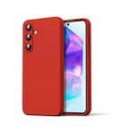 evimdeyokyok Evimdeyokyok Samsung Galaxy A16 5g Kılıf Nano İçi Kadife Silikon - Kırmızı
