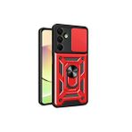 evimdeyokyok Evimdeyokyok Samsung Galaxy A16 5g Kılıf Pars Lens Yüzüklü Silikon - Kırmızı