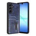 evimdeyokyok Evimdeyokyok Samsung Galaxy A17 5g Sara Kartvizitli Deri Kılıf - Lacivert