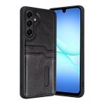 evimdeyokyok Evimdeyokyok Samsung Galaxy A17 5g Sara Kartvizitli Deri Kılıf - Siyah