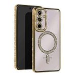evimdeyokyok Evimdeyokyok Samsung Galaxy A25 5g Joke Simli Magneticsafe Kılıf - Gold