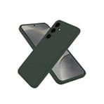 evimdeyokyok Evimdeyokyok Samsung Galaxy A26 Kılıf First Silikon - Koyu Yeşil