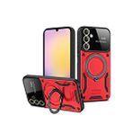 evimdeyokyok Evimdeyokyok Samsung Galaxy A26 Kılıf Joy Lens Standlı Kapak - Kırmızı