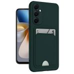 evimdeyokyok Evimdeyokyok Samsung Galaxy A26 Kılıf Kelvin Kartvizitli Silikon - Koyu Yeşil