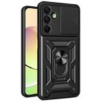 evimdeyokyok Evimdeyokyok Samsung Galaxy A26 Kılıf Pars Lens Yüzüklü Silikon - Siyah
