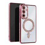 evimdeyokyok Evimdeyokyok Samsung Galaxy A35 5g Joke Simli Magneticsafe Kılıf - Pembe
