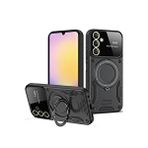 evimdeyokyok Evimdeyokyok Samsung Galaxy A35 5g Kılıf Joy Lens Standlı Kapak - Siyah