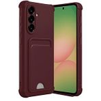 evimdeyokyok Evimdeyokyok Samsung Galaxy A36 Kılıf Kelvin Kartvizitli Silikon - Bordo