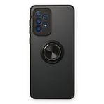 evimdeyokyok Evimdeyokyok Samsung Galaxy A53 5g Kılıf Montreal Yüzüklü Silikon Kapak - Siyah