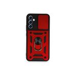 evimdeyokyok Evimdeyokyok Samsung Galaxy A54 5g Kılıf Pars Lens Yüzüklü Silikon - Kırmızı