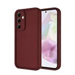 evimdeyokyok Evimdeyokyok Samsung Galaxy A56 Kılıf Viera Silikon - Bordo