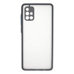 evimdeyokyok Evimdeyokyok Samsung Galaxy A71 Kılıf Montreal Silikon Kapak - Gri