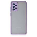evimdeyokyok Evimdeyokyok Samsung Galaxy A72 Kılıf Montreal Silikon Kapak - Mor