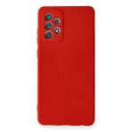 evimdeyokyok Evimdeyokyok Samsung Galaxy A72 Kılıf Nano İçi Kadife Silikon - Kırmızı