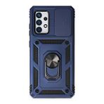 evimdeyokyok Evimdeyokyok Samsung Galaxy A72 Kılıf Pars Lens Yüzüklü Silikon - Lacivert