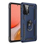 evimdeyokyok Evimdeyokyok Samsung Galaxy A72 Kılıf Sofya Yüzüklü Silikon Kapak - Lacivert
