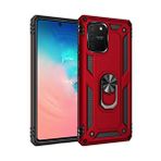 evimdeyokyok Evimdeyokyok Samsung Galaxy A91 / S10 Lite Kılıf Sofya Yüzüklü Silikon Kapak - Kırmızı