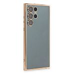 evimdeyokyok Evimdeyokyok Samsung Galaxy S22 Ultra Kılıf Razer Lensli Silikon - Gold