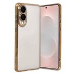 evimdeyokyok Evimdeyokyok Samsung Galaxy S25 Edge Razer Lensli Silikon - Gold
