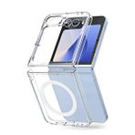 evimdeyokyok Evimdeyokyok Samsung Galaxy Z Flip 6 Kılıf Magneticsafe Şeffaf Silikon - Şeffaf