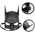 evimdeyokyok Evimdeyokyok Siyah Renk Çocuk Boy Arkadan Lastikli Batman Maskesi 20x14 Cm Çok Renkli