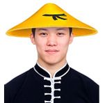 evimdeyokyok Evimdeyokyok Uzak Doğu Asyalı Çin Japon Şapkası Sarı Renk Çok Renkli