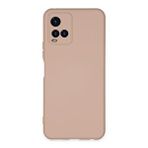 evimdeyokyok Evimdeyokyok Vivo Y21s Kılıf Nano İçi Kadife Silikon - Pudra Çok Renkli