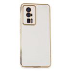 evimdeyokyok Evimdeyokyok Xiaomi Poco F5 Pro Kılıf Volet Silikon - Beyaz
