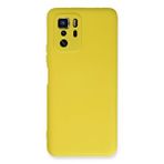 evimdeyokyok Evimdeyokyok Xiaomi Poco X3 Gt Kılıf Nano İçi Kadife Silikon - Sarı