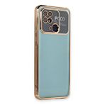 evimdeyokyok Evimdeyokyok Xiaomi Redmi 10c Kılıf Razer Lensli Silikon - Gold