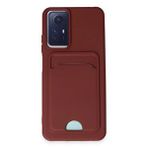 evimdeyokyok Evimdeyokyok Xiaomi Redmi Note 12s Kılıf Kelvin Kartvizitli Silikon - Bordo