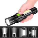 Evimdeyokyok F.b.ı Pro F-28A Şarjlı Mıknatıslı El Feneri - Renkli - 20 W