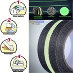 Evimdeyokyok Fosforlu Kaydırmaz Bant 50MM x 5mt Yeşil Fosforlu Merdiven Bandı 50MM Fotolümenli Tdrtr - TDRFAEBCB7UVG