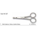evimdeyokyok Rose Europe Aplike Ve Nakış Makası Kıvrık Küt Uçlu No:4 10,16 Cm Çok Renkli