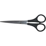 Evimdeyokyok Shadow Line 2215 M-528 Plastik Saplı Düz Makas No: 6 Inç / 15,24 cm - Paslanmaz Çelik Tdrtr - TDR35FRW2TNQA