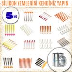 Evimdeyokyok Silikon Balık Yemi Ham Maddesi (25 Shore) 5kg