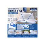 EVİMİST Portatif Sinek Koruyucu Cibinlik ve Tül 50 x 125 cm – ÇOCUK & BEBEKİçin Katlanabilir Koruma Çadırı, Hızlı Kurulumlu, Taşınabilir Uyku Tülü, Ev ve Seyahat Kullanımına Uygun